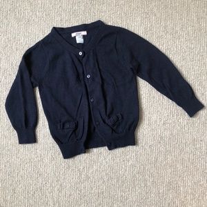 2Y Jacadi Navy Girls Cardigan